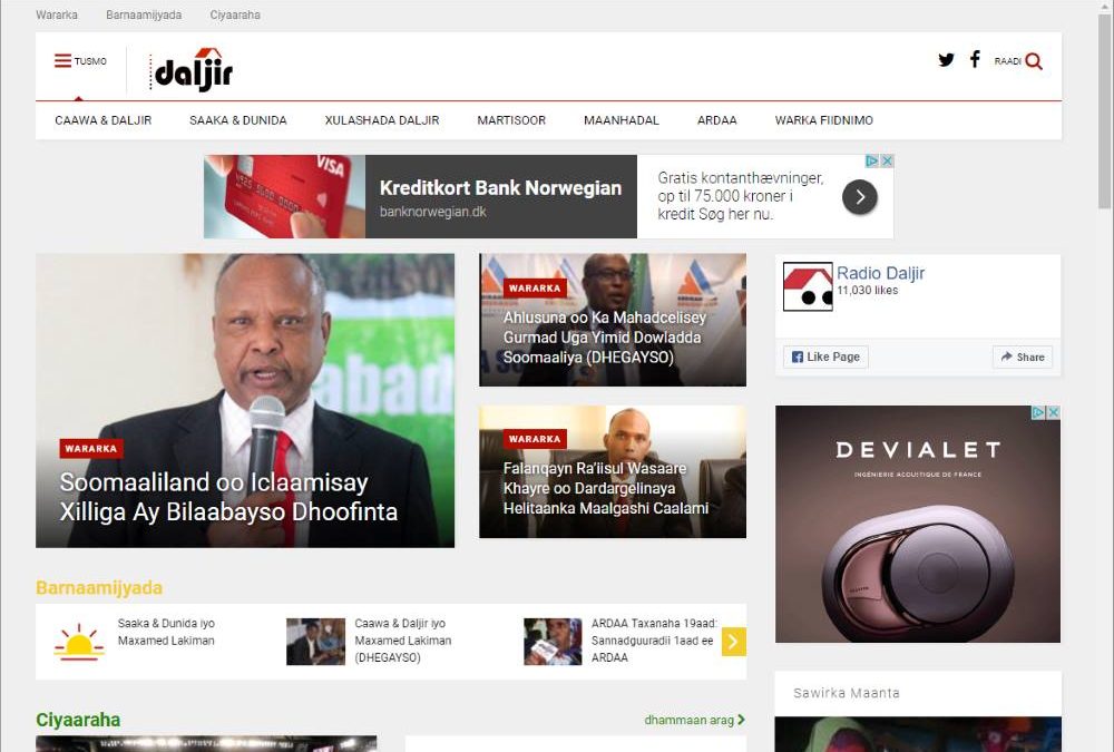 Case Study: Digital transformation for prominent Somali radio group